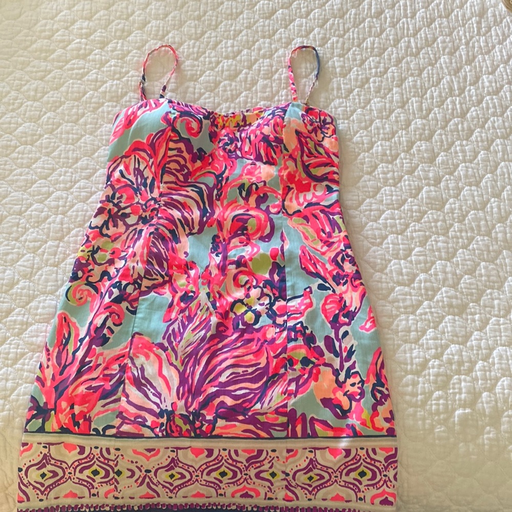 Lilly Pulitzer spaghetti strap shift dress